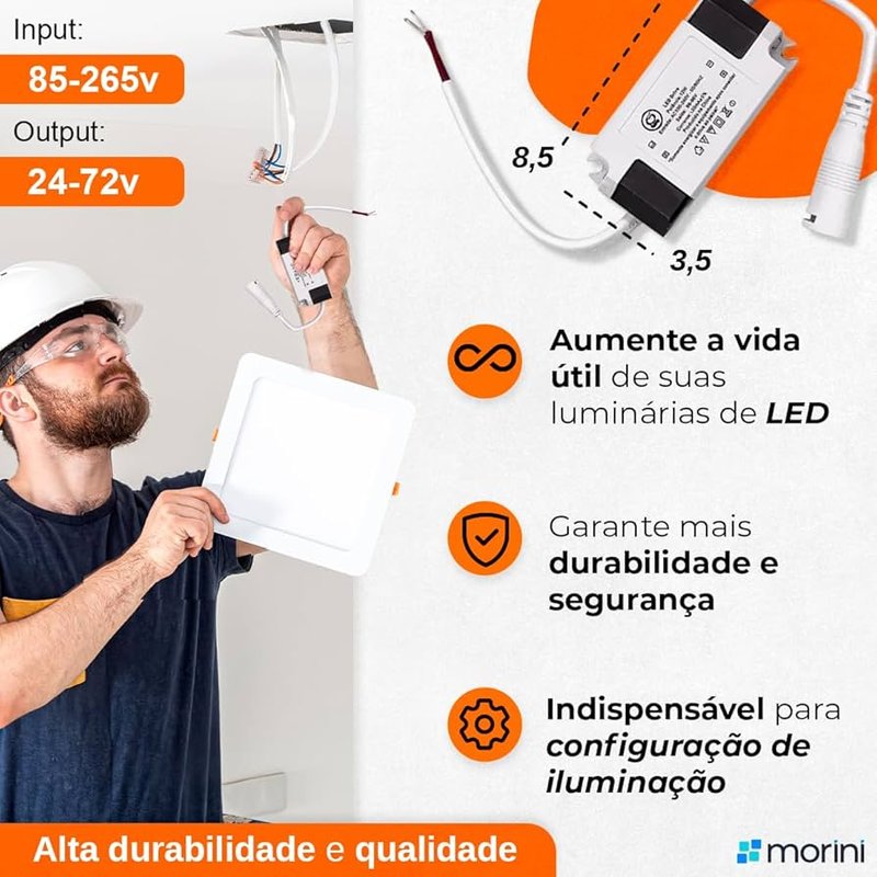 Troca de lâmpada e/ou reator/driver