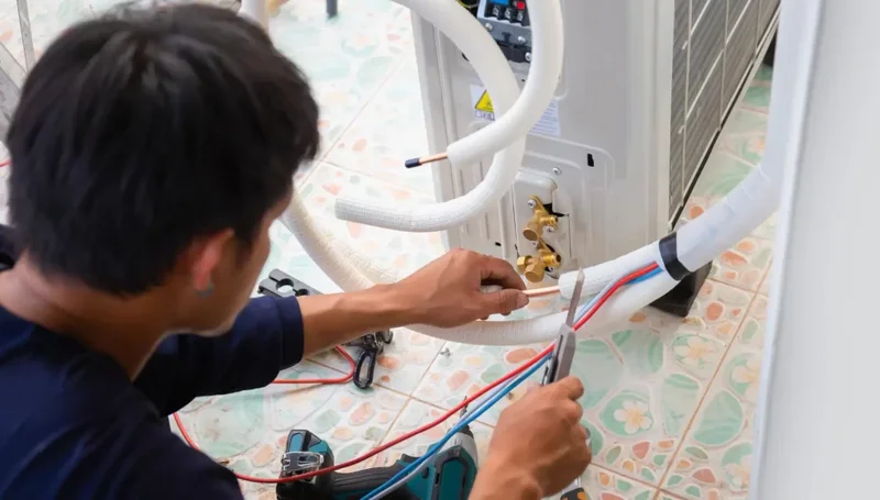 Instalação Ar Condicionado 9.000 a 12.000 BTUs