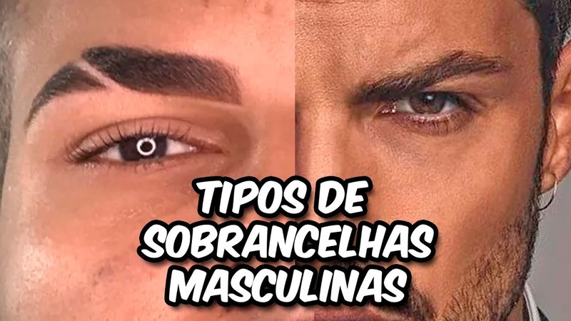 Design de Sobrancelha Masculina