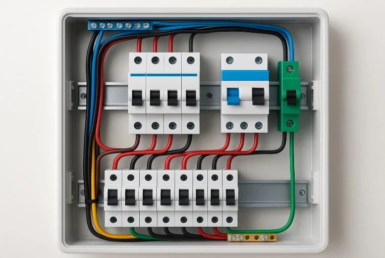 Montagem de Quadro de Distribuição (até 6 disjuntores)
