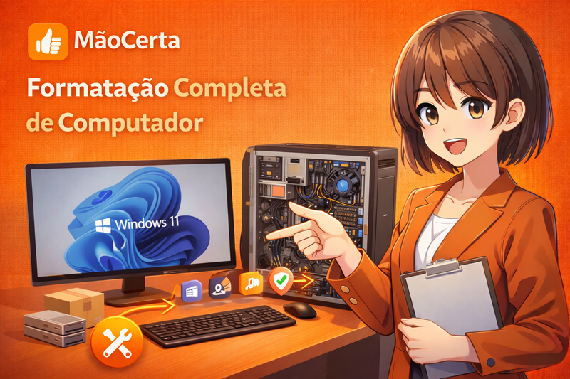 Formatação Completa de Computador